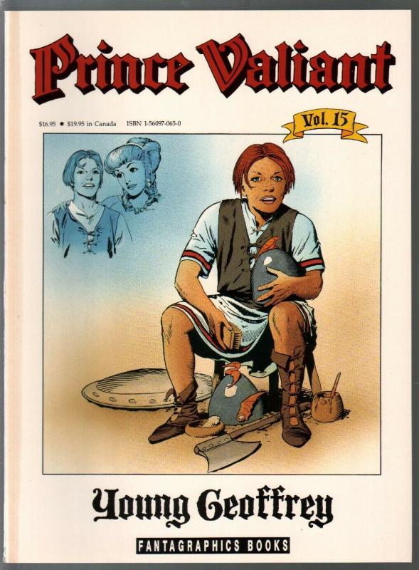 Prince Valiant #15 1990-Fantagraphics-color reprint-Hal Foster-Young Geoffrey-VF