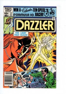 DAZZLER #12  (1982) MARVEL COMICS NEWSTAND