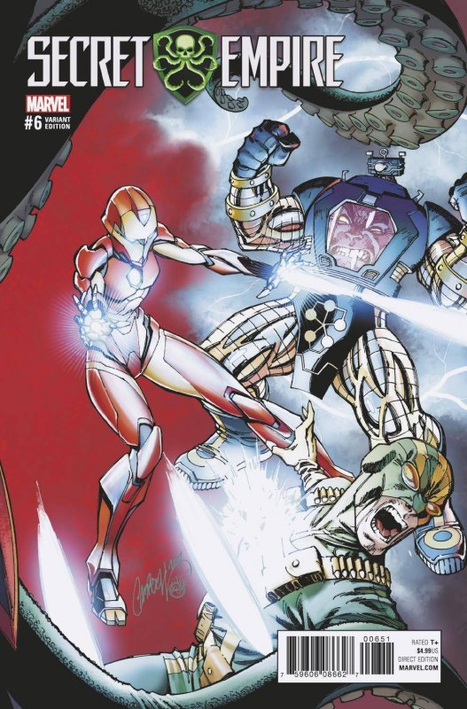 SECRET EMPIRE #6 1:50 J SCOTT CAMPBELL VARIANT COVER! Captain America Hail Hydra