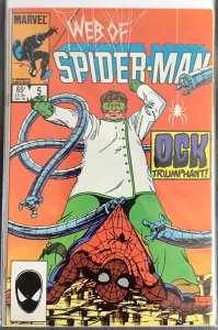 Web of Spider-Man #5 Direct Edition (1985, Marvel) NM