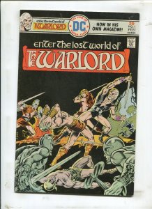 WARLORD #1 - THIS SAVAGE WORLD! - (7.0) 1976