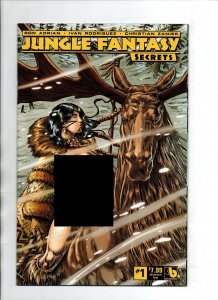 Jungle Fantasy: Secrets #1 Wrap Around Nude Variant - 2018 - NM