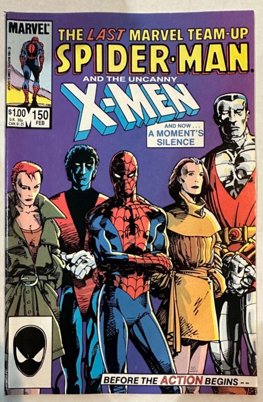 (1985) MARVEL TEAM UP #150 X-Men! Barry Windsor Smith Cover! Last Issue!