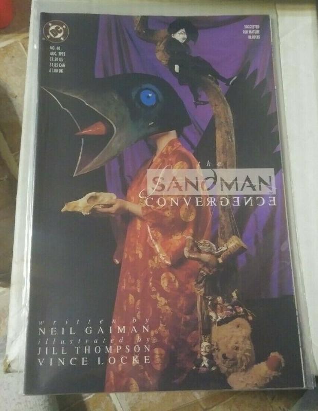 SANDMAN #  40  1992 DC COMICS NEIL GAIMAN   convergence pt 3 lyta hall dreaming