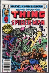 Marvel Two-in-One #90 (1982) The Thing