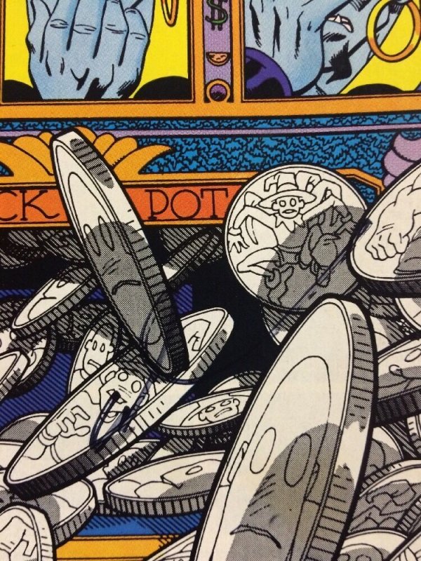 blue devil #22 signed by gary cohn rare dc comics comic book cool vintage sweet!