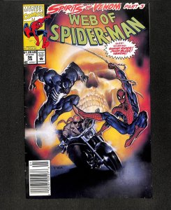 Web of Spider-Man #96 Venom Ghost Rider!