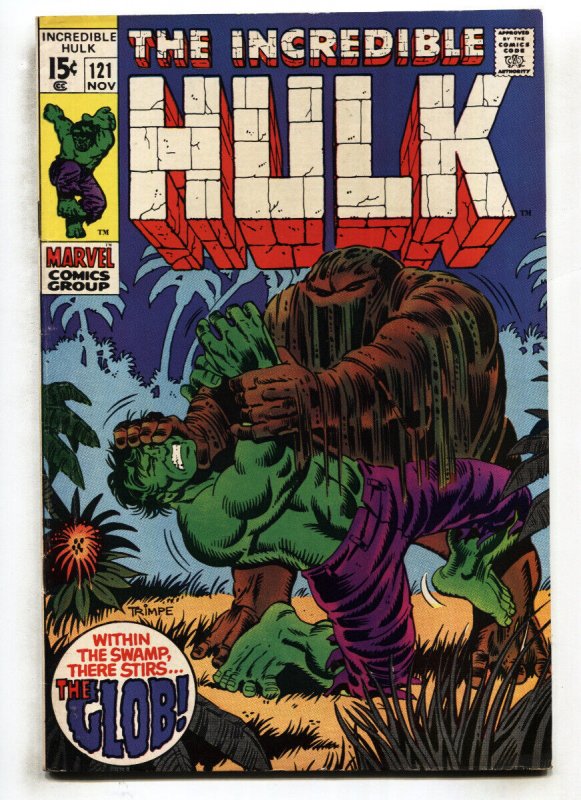 Incredible Hulk #121 1969- Marvel Comics- 1st Glob-comic book VF-