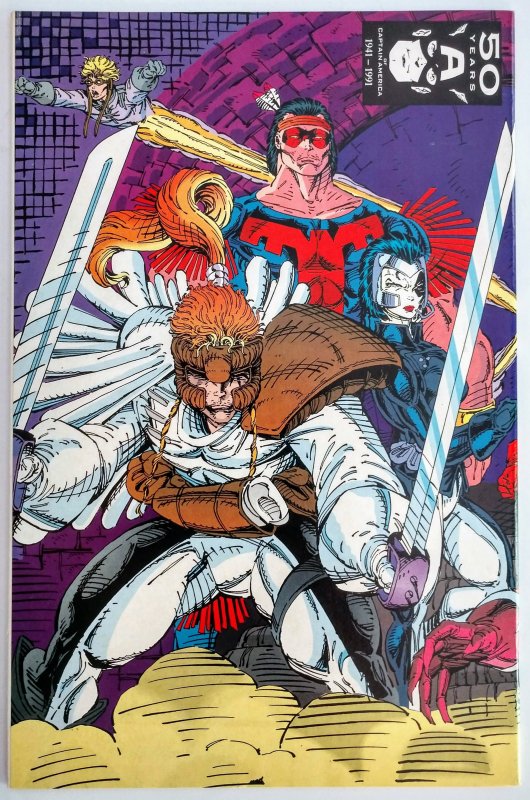 X-Force #1 (NM-, 1992) Deadpool Card Inside