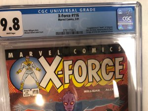 X-Force (2001) # 116 (CGC 9.8 WP) 1st App U-Go Girl, Anarchist & Fool