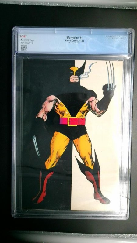 Wolverine #1, NEWSTAND CGC 7.5, Marvel, 1988