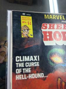 Marvel Preview 6 FN+ Sherlock holmes Last Appearance Hounds Baskerville