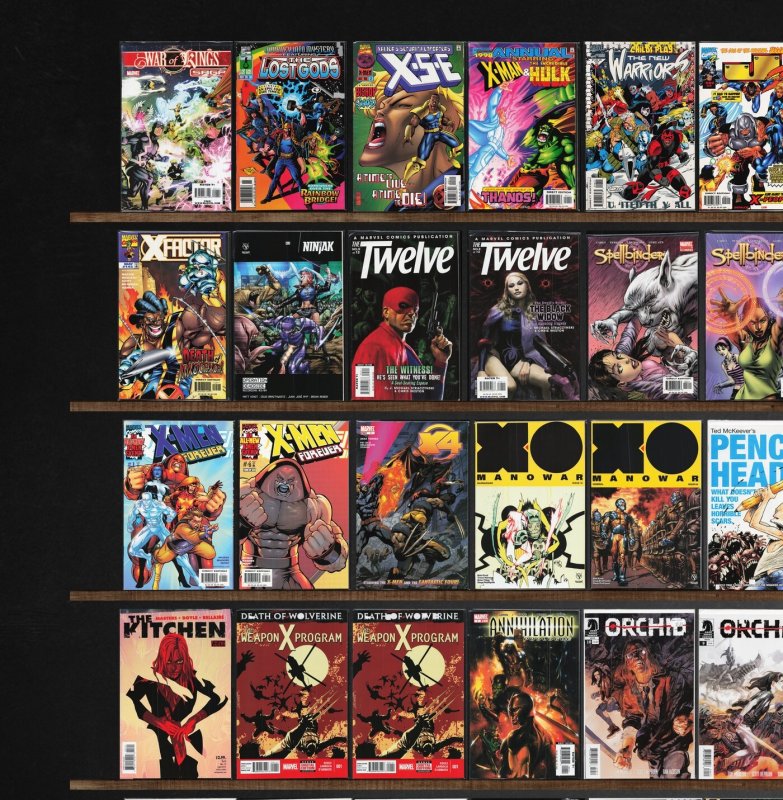 Huge Lot 150+ Comics with X-Factor, X-Force, Outlaw Nation & More!