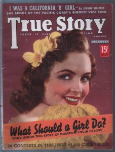 True Story 12/1938-West Coast's Biggest Drug Ring-exploitation-pulp thrills-VG