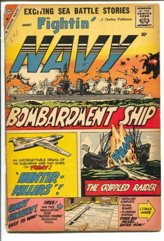 Fightin' Navy #88 1959-Charlton-Sam Glanzman cover & story art-WWII stories-VG-