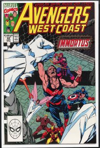Avengers West Coast #62 (1990) West Coast Avengers / Avengers West Coast [Key...