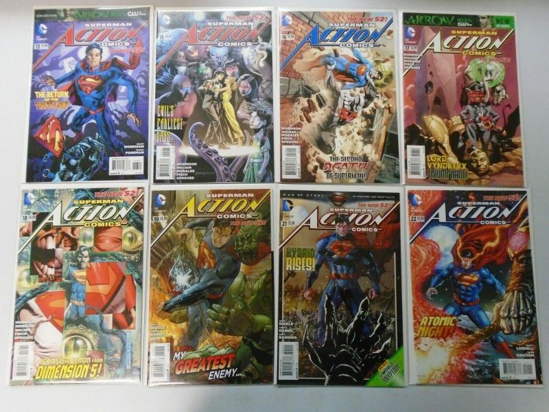 Superman Action Comics Lot (2nd Series) New 52 From:#1-52+Ann, 43 Diff 8.5/VF+