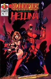 Bloodfire/Hellina #1B VF/NM ; Lightning