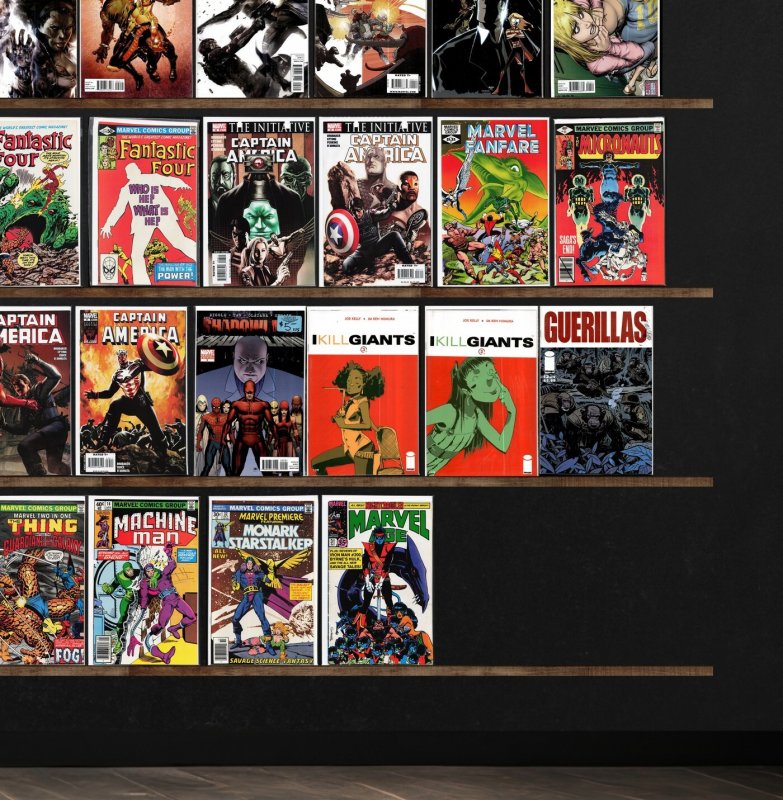 Huge Lot 150+ Comics with Captain America, Fantastic Four & More!