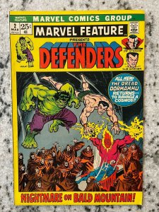 Marvel Feature # 2 VF/NM Comic Book Feat. Defenders Hulk Sub-Mariner Strange RD1