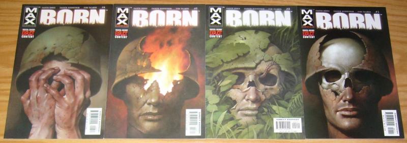 Born #1-4 VF/NM complete series - punisher in vietnam by garth ennis 2 3 set max