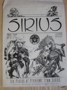 Sirius 1994 Portfolio Six Plates of Previews Dark One Dawn Lisner++