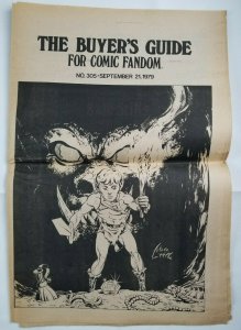 Buyers Guide For Comic Fandom #305 Sept 1979 Alan Light - Steve Lightle Cover VG