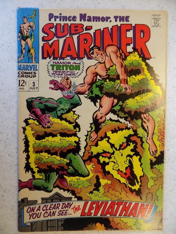 SUB-MARINER # 3 MARVEL SILVER ACTION ADVENTURE