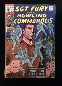 Sgt. Fury #69  MARVEL Comics 1969 GD/VG