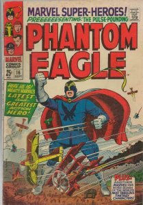 Marvel Super Heroes #16 ORIGINAL Vintage 1968 1st Silver Age Phantom Eagle
