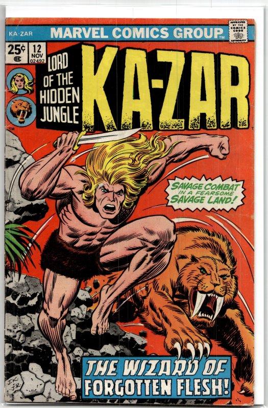Ka-Zar #12 (1975) Ka-Zar