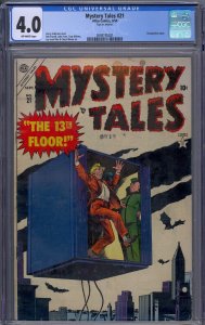 MYSTERY TALES #21 CGC 4.0 DECAPITATION STORY HARRY ANDERSON