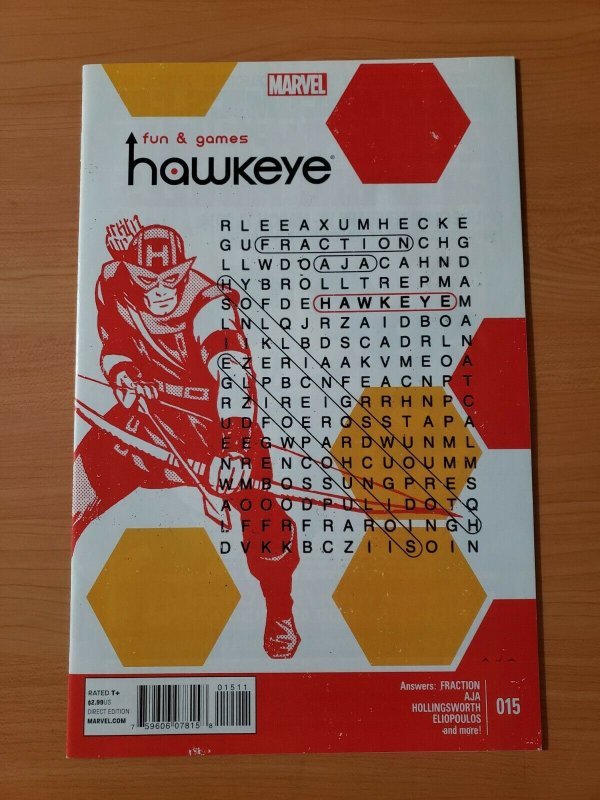 Hawkeye #15 ~ NEAR MINT NM ~ (2014, Marvel Comics)