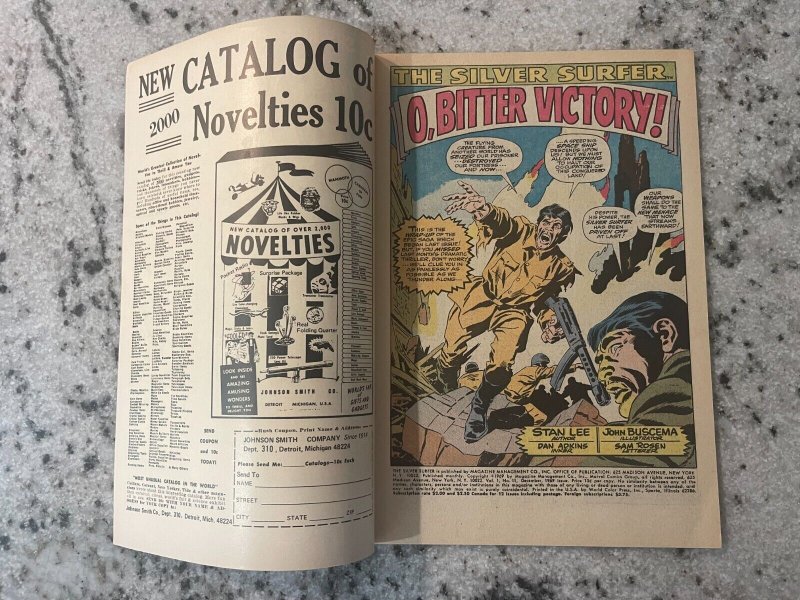 Silver Surfer # 11 VF Marvel Comic Book Stan Lee Hulk Thor Avengers 16 J864