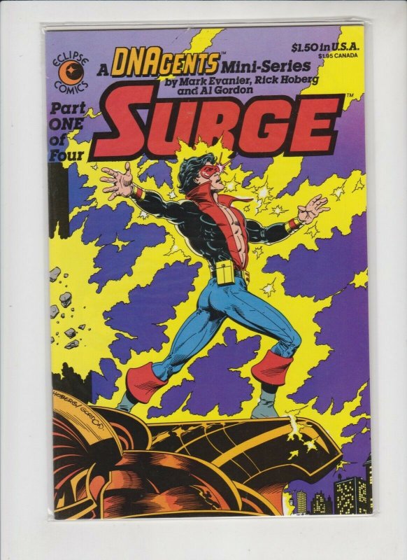 DNAGENTS: SURGE: PART 1 OF 4  1984  ECLIPSE COMICS / UNREAD /NM/+