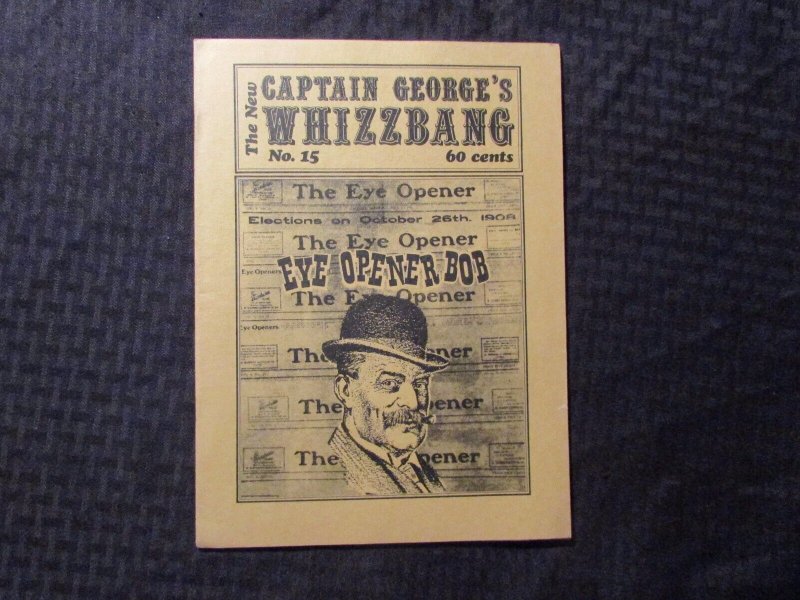1973 Captain Georges WHIZZBANG Fanzine #15 FVF 7.0 Tarzan B-Westerns
