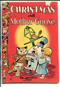 CHRISTMAS WITH MOTHER GOOSE #201-1948-DELL-FOUR COLOR-WALT KELLY ART-vg minus
