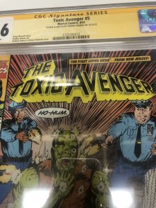 Toxic Avenger (1991) # 5 (CGC 9.6 SS) Signed & Sketch Rodney Ramos * Census = 1