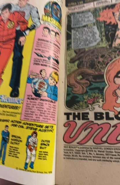 Red Sonja #1 (1977) first solo series 70 series