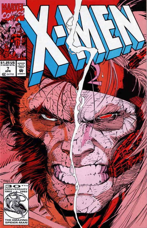 X-Men (2nd Series) #7 VF ; Marvel | Jim Lee Omega Red Wolverine