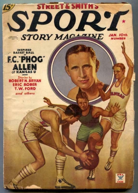 Sport Story Pulp January 10 1935- FC Phog Allen g/vg