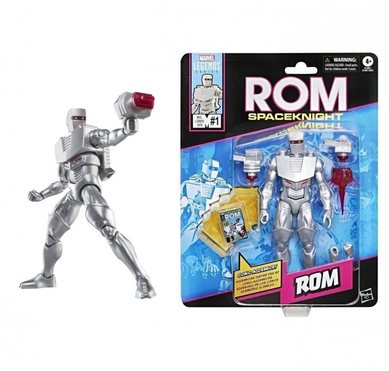 • Rom: Spaceknight Comics-Inspired Action Figure Amazing !!!