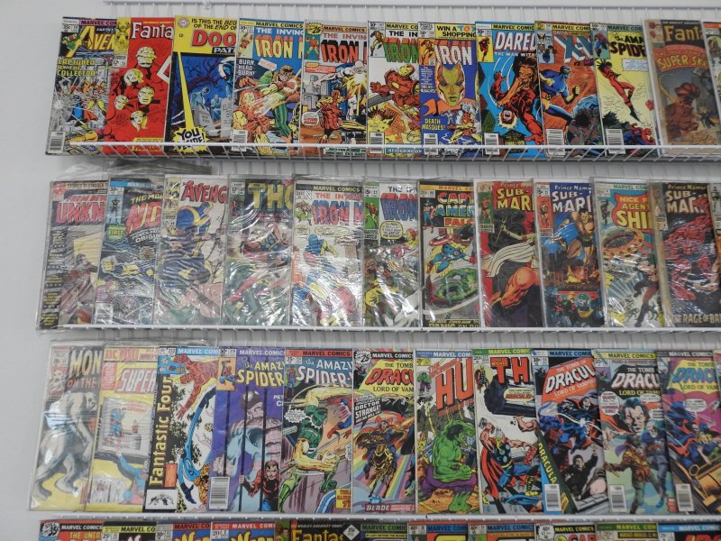 Huge Lot 160+ Low Grade Comics W/ Hulk, Daredevil, Spider-Man, +More! See desc
