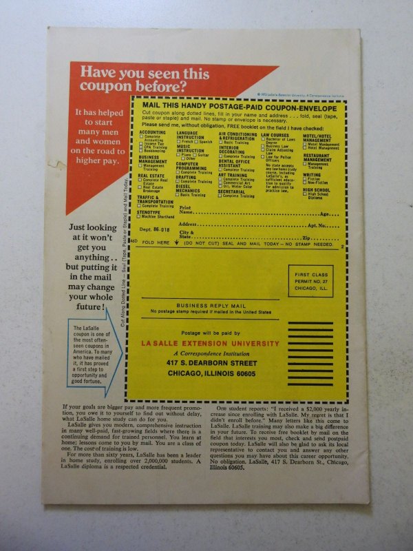 Supernatural Thrillers #3 (1973) VG Condition tape pull fc