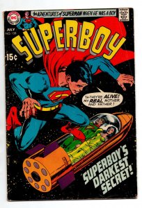 Superboy #158 - Neal Adams cover - Wally Wood - 1969 - FN