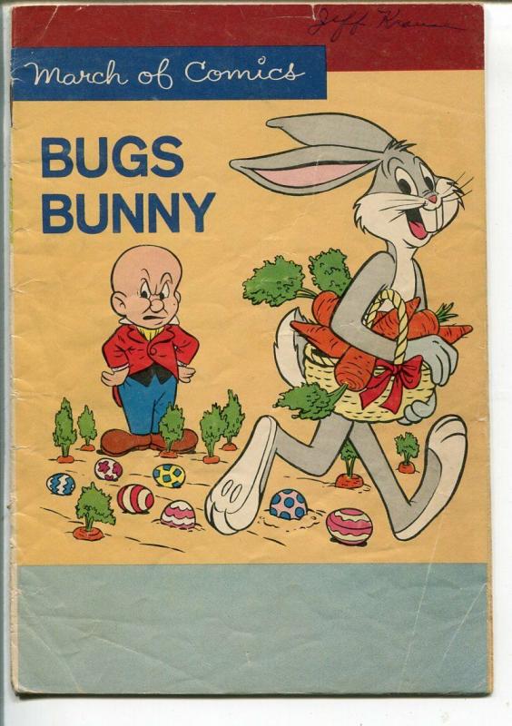 MARCH OF COMICS #259 1964-K.K. PUBS-BUGS BUNNY-EASTER EGG COVER-good/vg