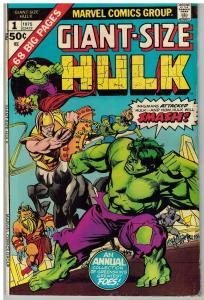 HULK GS 1 FN 1975 COMICS BOOK