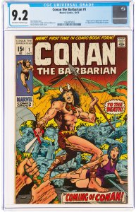 Conan the Barbarian #1 (1970) CGC Graded 9.2