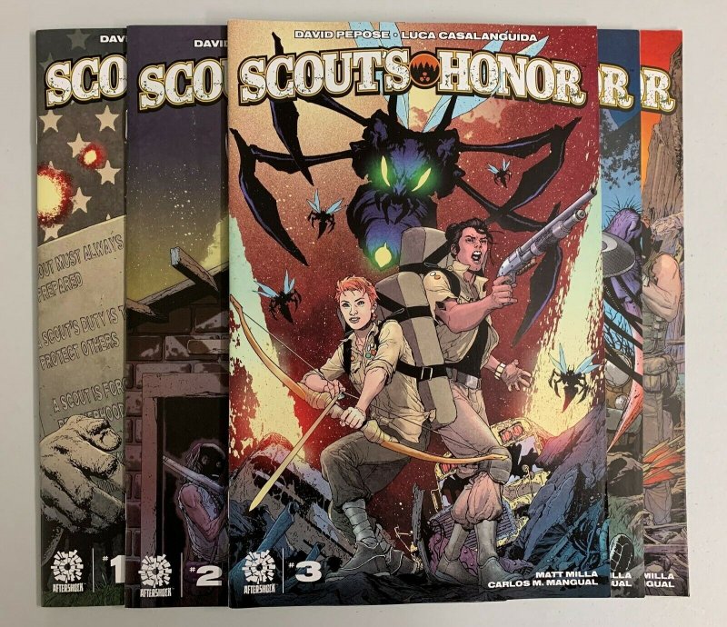 Scout's Honor #1-5 Set (Aftershock 2021) 1 2 3 4 5 David Pepose (9.0+) 