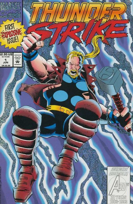 THUNDERSTRIKE (1993) 1-9 HOLOGRAFIX FOIL CVR ON #1;DEFA